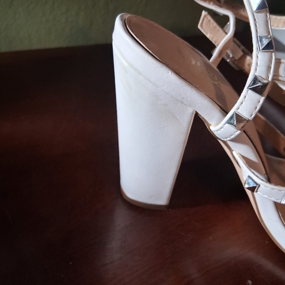 Olivia Studded Ankle Strap Sandals - Picture 9 of 12
